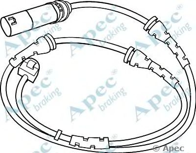 APEC BRAKING wir5262 -  Указатель износа, накладка тормозной колодки